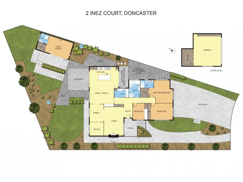 2 Inez Court, Doncaster VIC 3108 Floorplan
