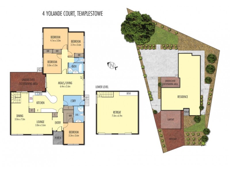 4 Yolande Court, Templestowe VIC 3106 Floorplan