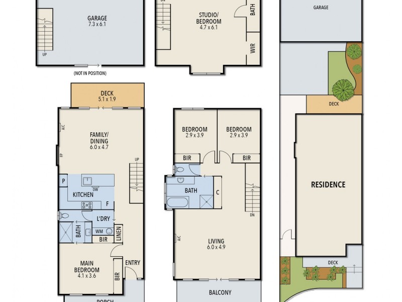 183 John Liston Drive, Newport VIC 3015 Floorplan
