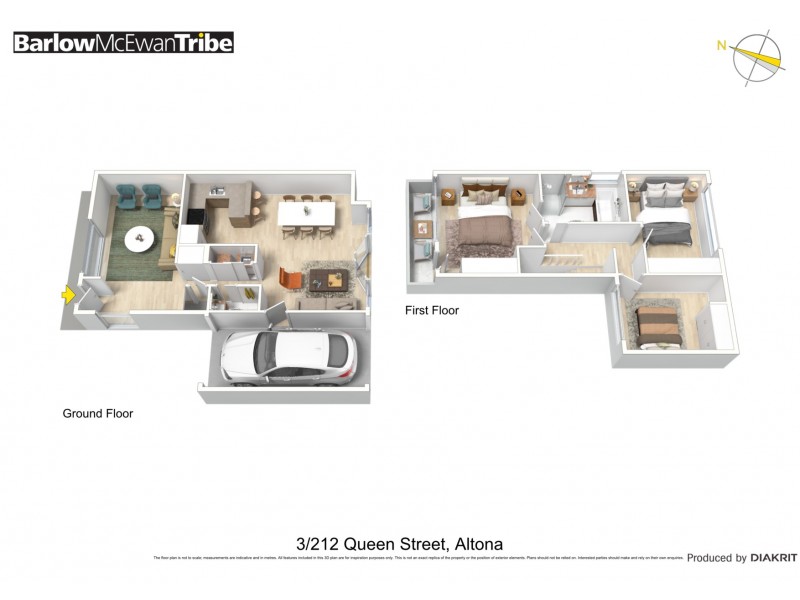 3/212 Queen Street, Altona VIC 3018 Floorplan