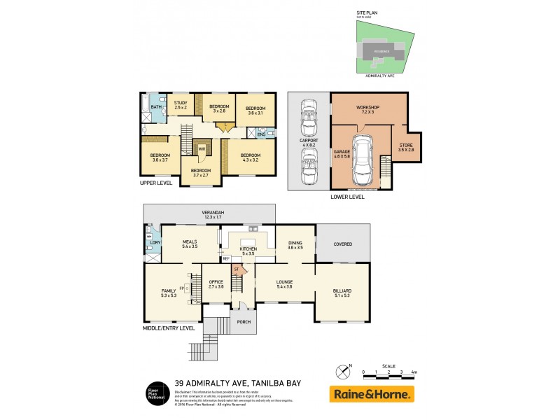 39 Admiralty Avenue, Tanilba Bay NSW 2319 Floorplan