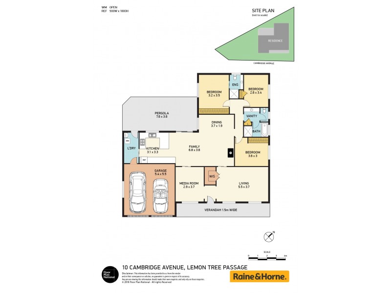10 Cambridge Avenue, Lemon Tree Passage NSW 2319 Floorplan
