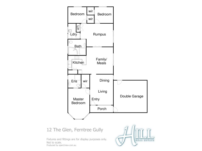 12 The Glen, Ferntree Gully VIC 3156 Floorplan