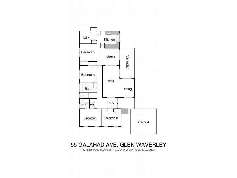 55 Galahad Crescent, Glen Waverley VIC 3150 Floorplan