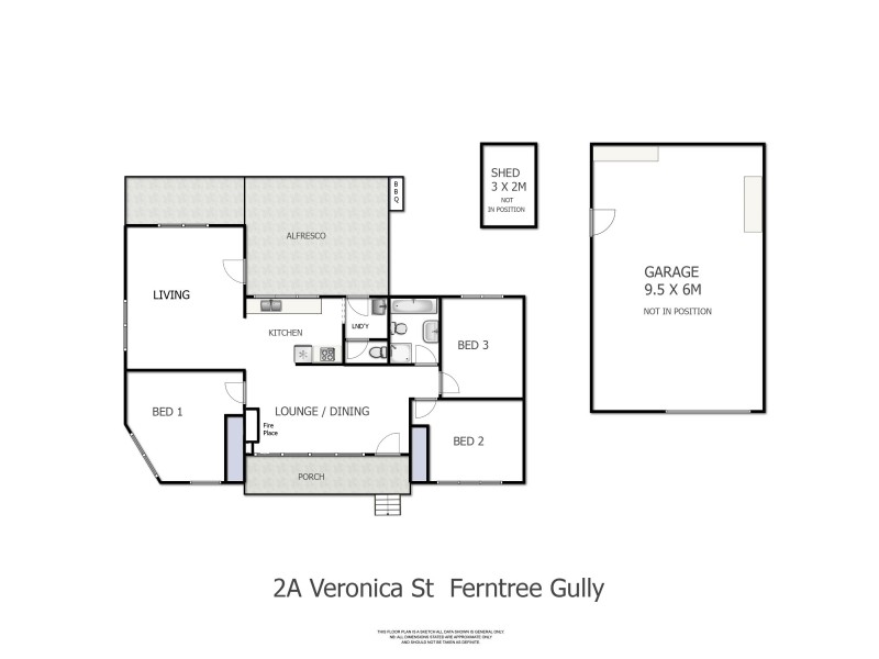 2A Veronica Street, Ferntree Gully VIC 3156 Floorplan
