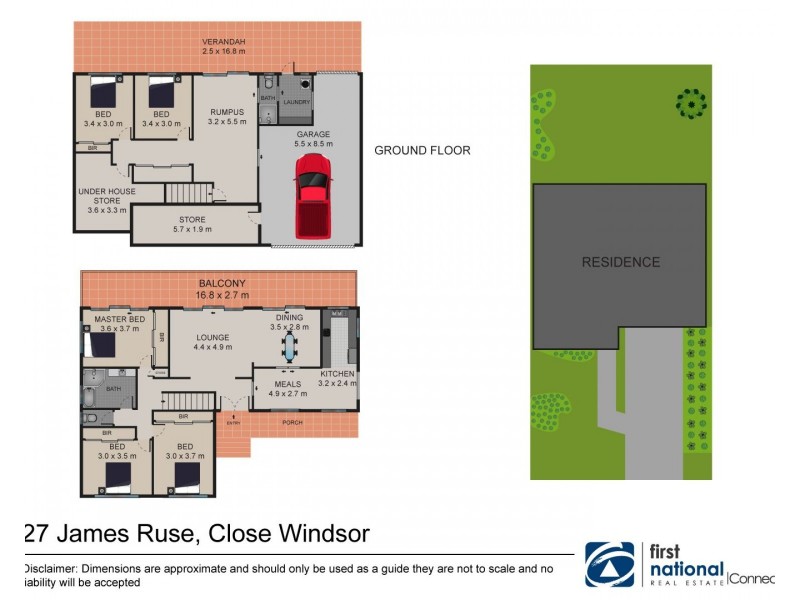 27 James Ruse Close, Windsor NSW 2756 Floorplan