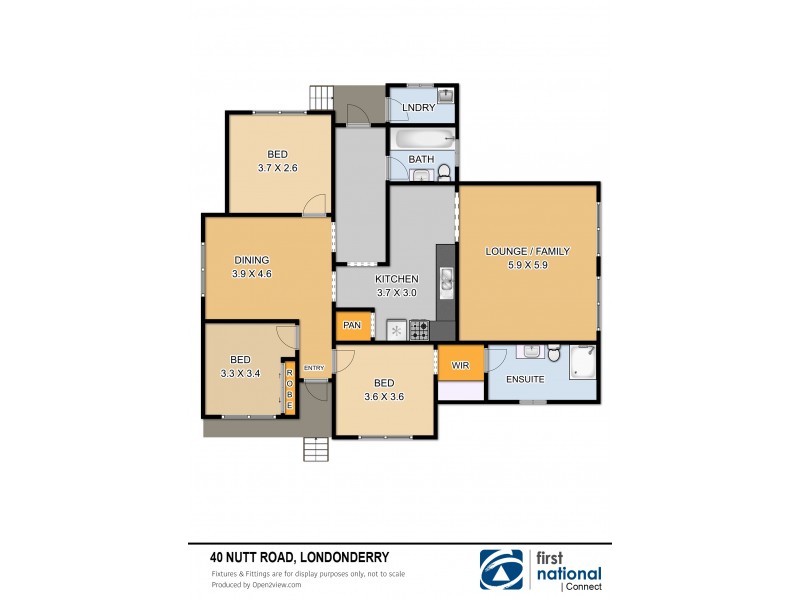 40 Nutt Rd, Londonderry NSW 2753 Floorplan
