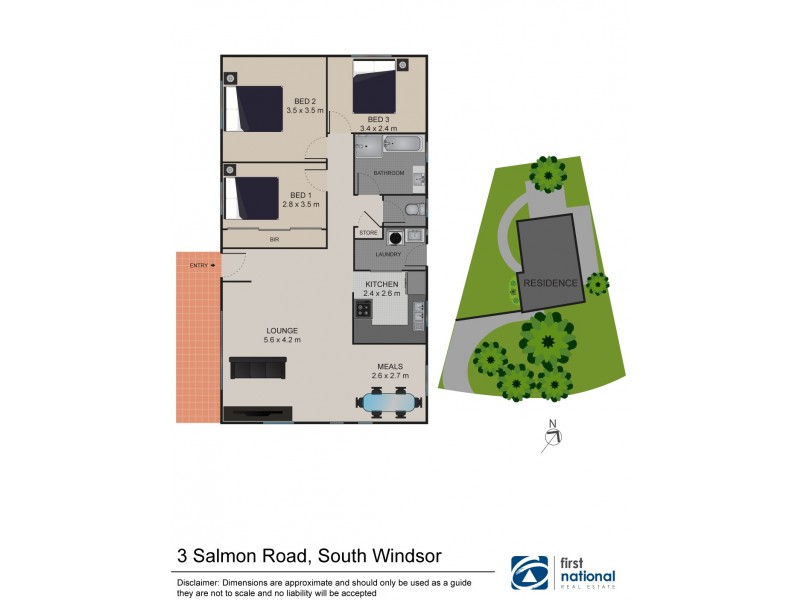 3 Salmon Road, South Windsor NSW 2756 Floorplan