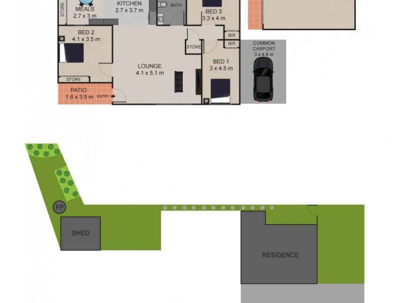 1/15 Rose Street, Wilberforce NSW 2756 Floorplan