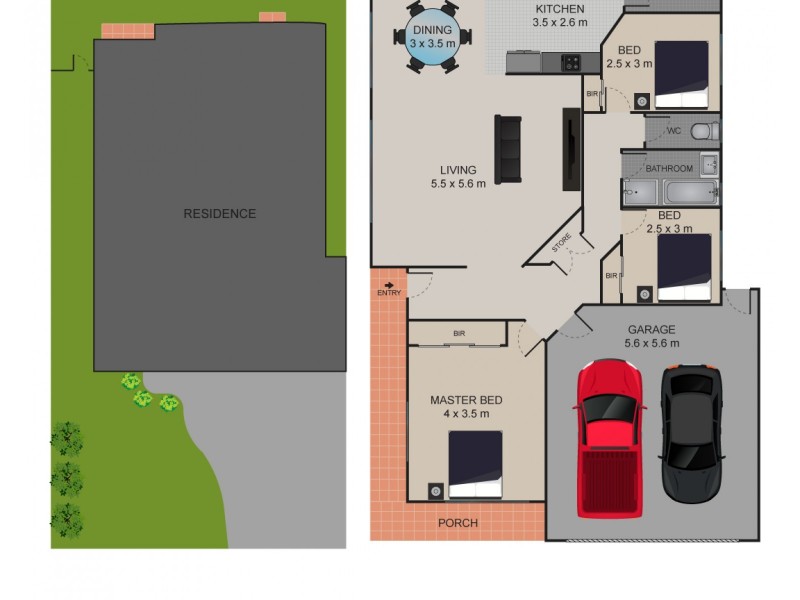 3/8 Ham St, South Windsor NSW 2756 Floorplan
