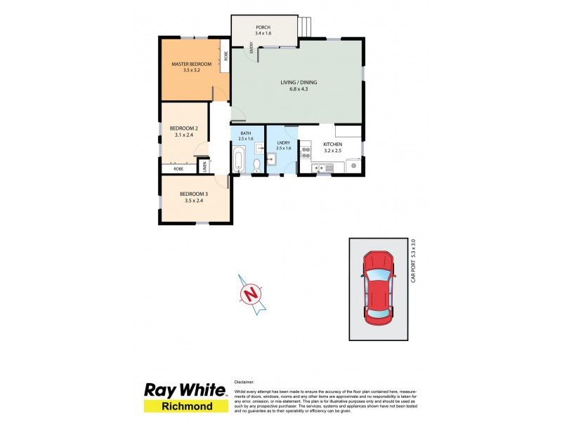 12 Harold Ave, Richmond NSW 2753 Floorplan