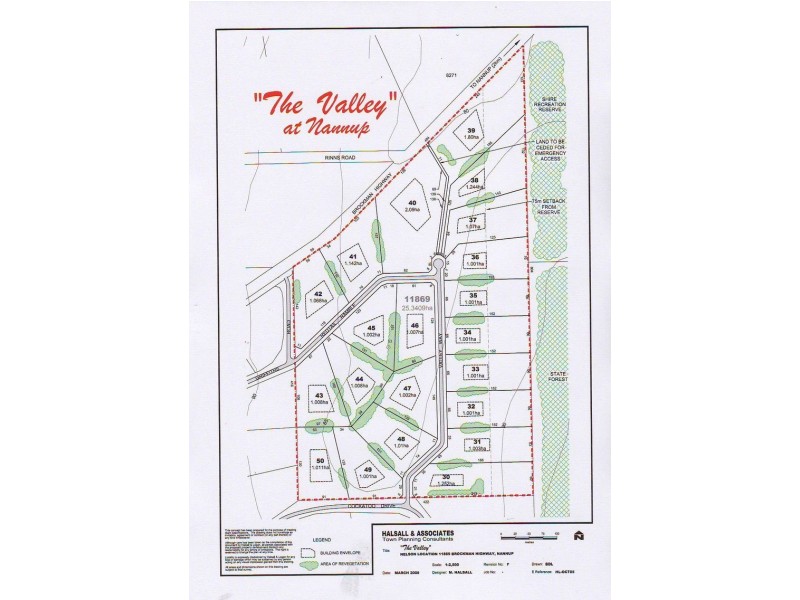 Lots 30 – 50 Valley Way, Nannup WA 6275