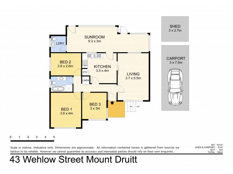 43 Wehlow Street, Mount Druitt NSW 2770 Floorplan