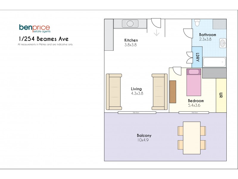 1/254 Beames Avenue, Mount Druitt NSW 2770 Floorplan