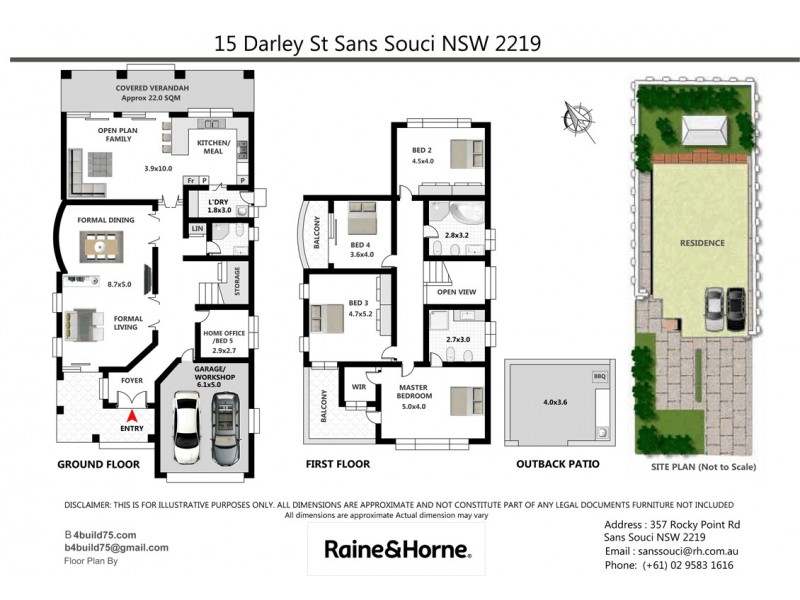 15 Darley Street, Sans Souci NSW 2219 Floorplan