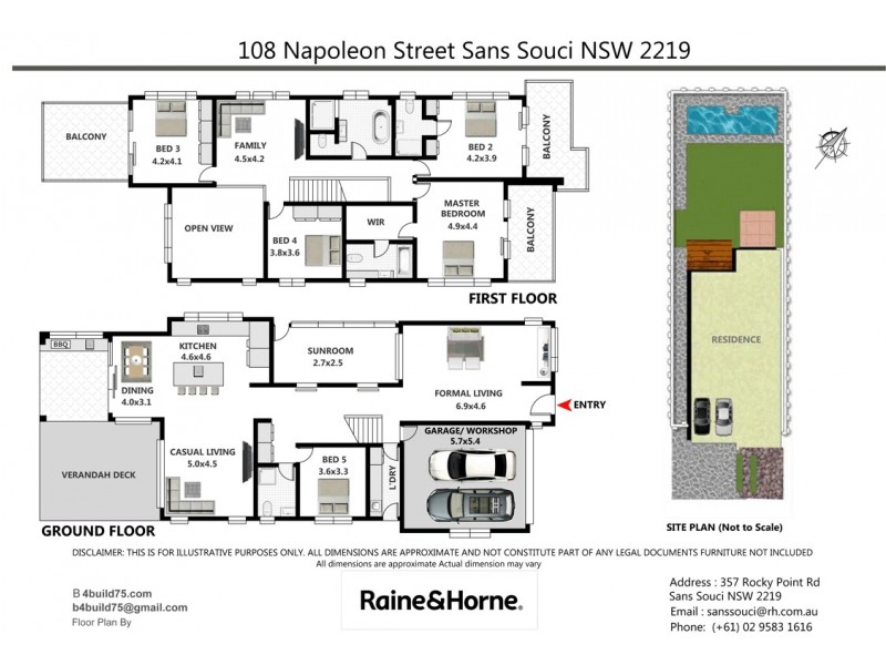 108 Napoleon Street, Sans Souci NSW 2219 Floorplan