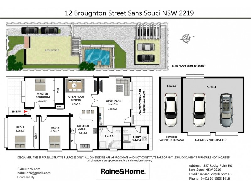 12 Broughton Street, Sans Souci NSW 2219 Floorplan