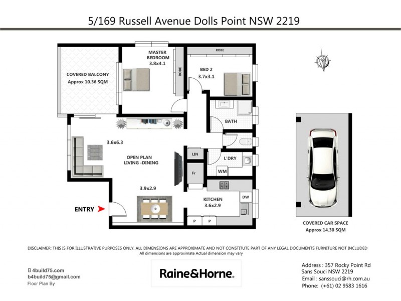 5/169 Russell Avenue, Dolls Point NSW 2219 Floorplan