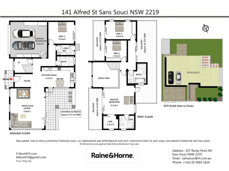141 Alfred Street, Sans Souci NSW 2219 Floorplan