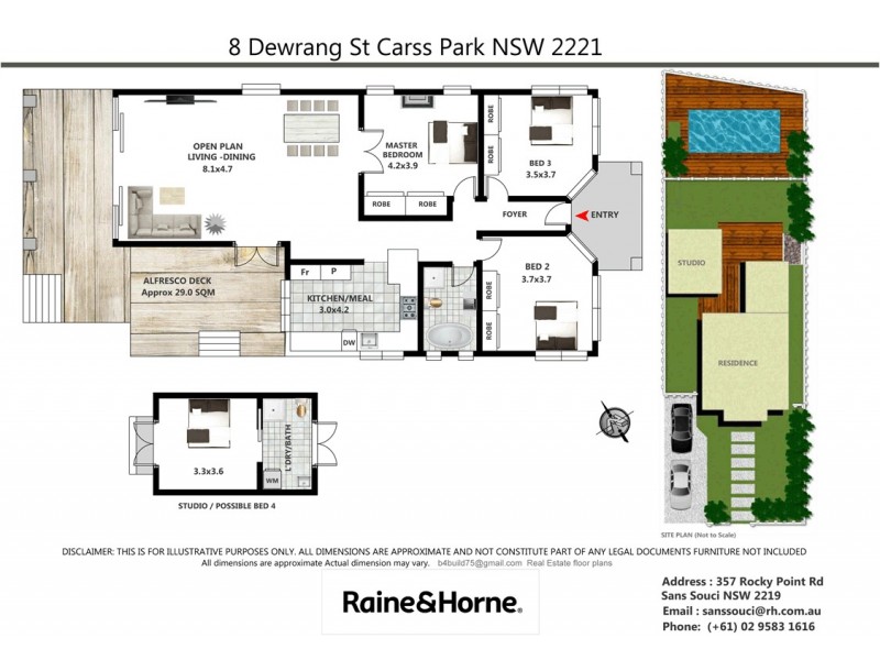 8 Dewrang Street, Carss Park NSW 2221 Floorplan