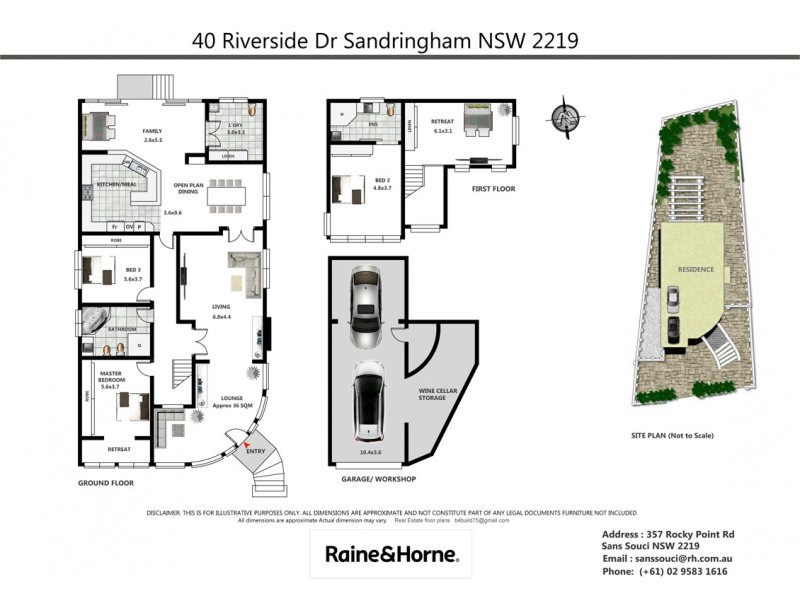 40 Riverside Drive, Sandringham NSW 2219 Floorplan