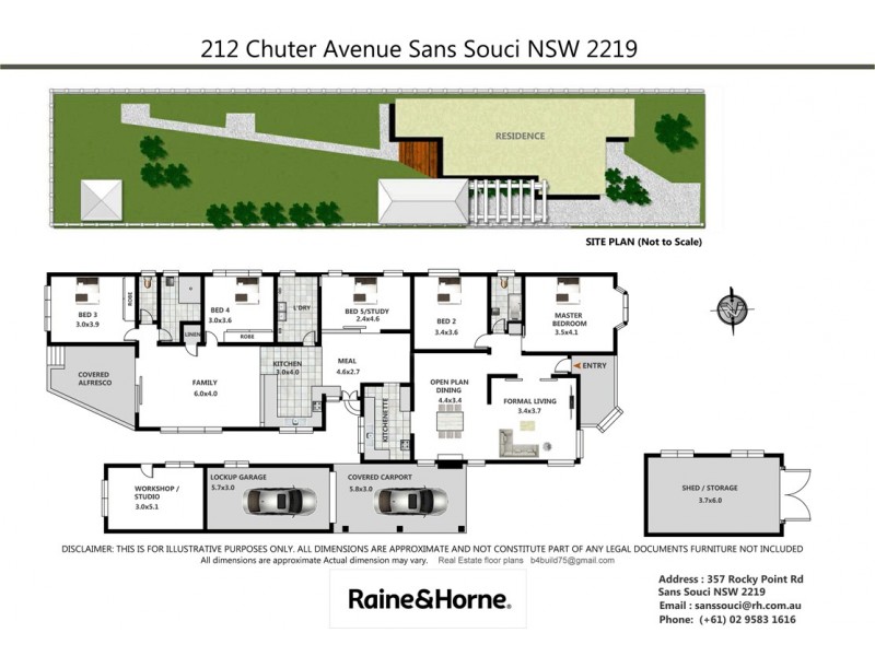 212 Chuter Avenue, Sans Souci NSW 2219 Floorplan