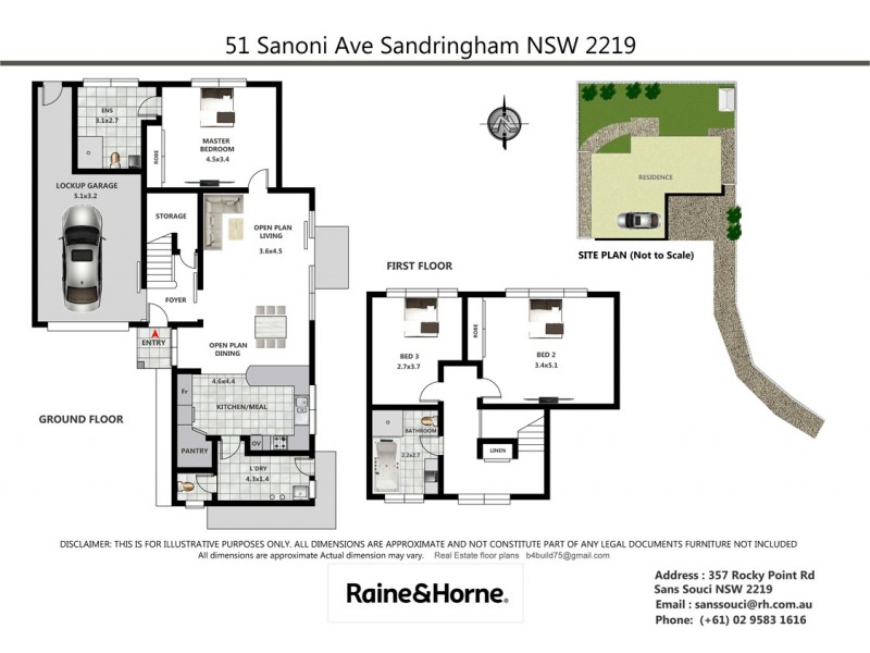51 Sanoni Avenue, Sandringham NSW 2219 Floorplan