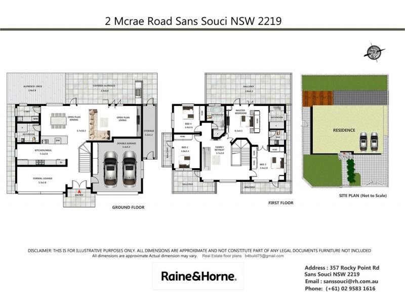 2 McRae Road, Sans Souci NSW 2219 Floorplan