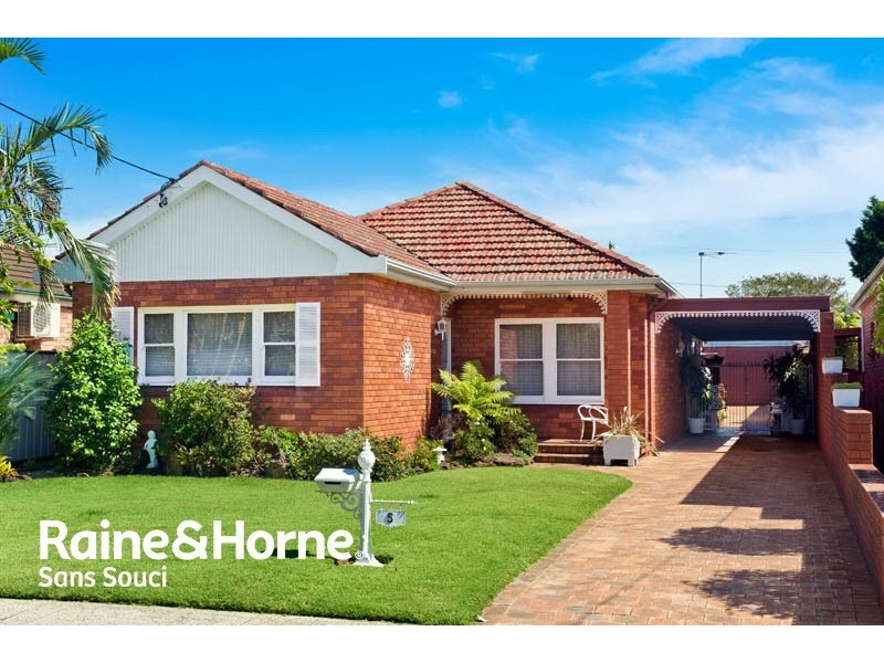 5 Tuffy Avenue, Sans Souci NSW 2219