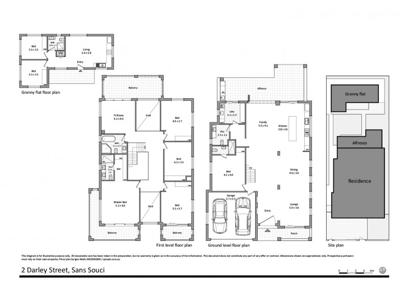 2 Darley Street, Sans Souci NSW 2219 Floorplan