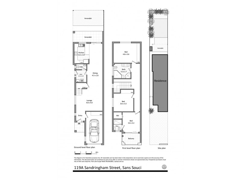 119a Sandringham Street, Sans Souci NSW 2219 Floorplan