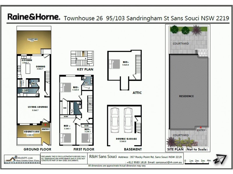 26/95 Sandringham Street, Sans Souci NSW 2219 Floorplan