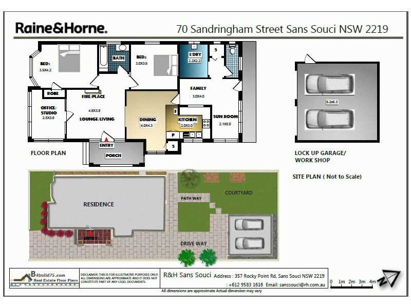 70 Sandringham Street, Sans Souci NSW 2219 Floorplan