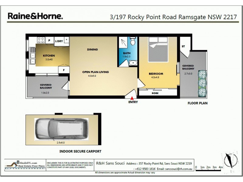 3/197 Rocky Point Road, Ramsgate NSW 2217 Floorplan