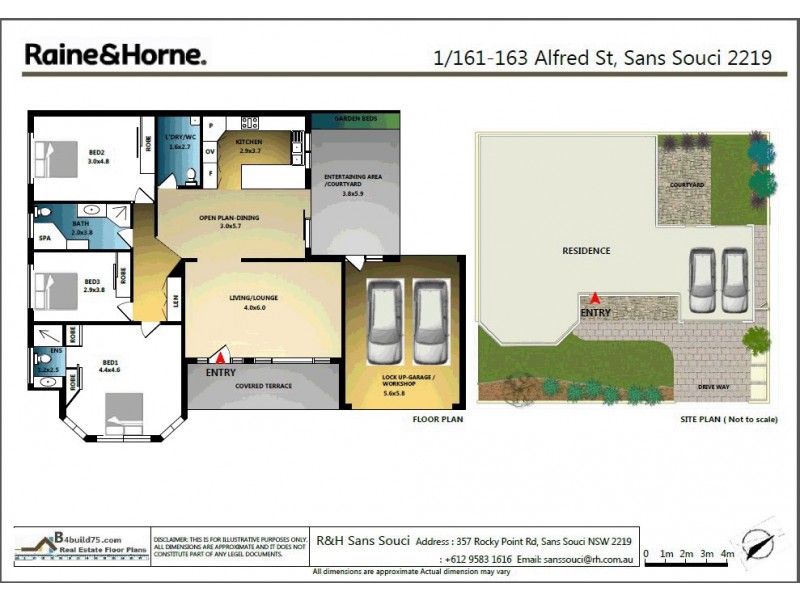 1/161 Alfred Street, Sans Souci NSW 2219 Floorplan