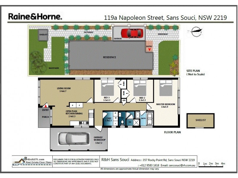 119A Napoleon Street, Sans Souci NSW 2219 Floorplan