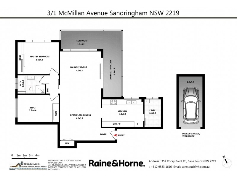 3/1 McMillan Avenue, Sandringham NSW 2219 Floorplan
