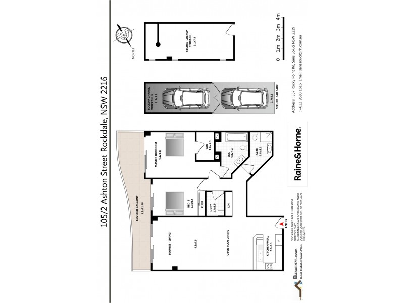 105/2 Ashton Street, Rockdale NSW 2216 Floorplan