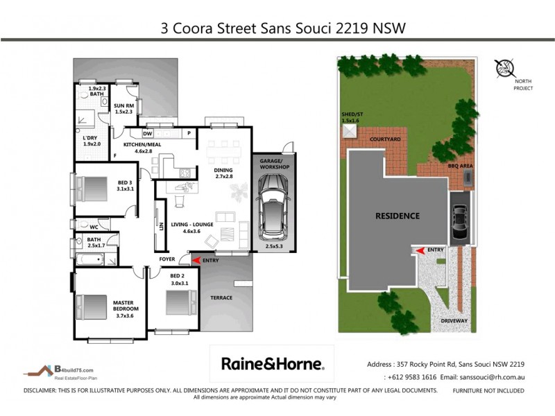3 Coora Street, Sans Souci NSW 2219 Floorplan