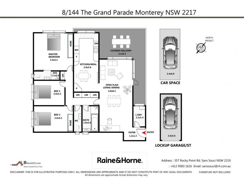 8/144 The Grand Parade, Monterey NSW 2217 Floorplan