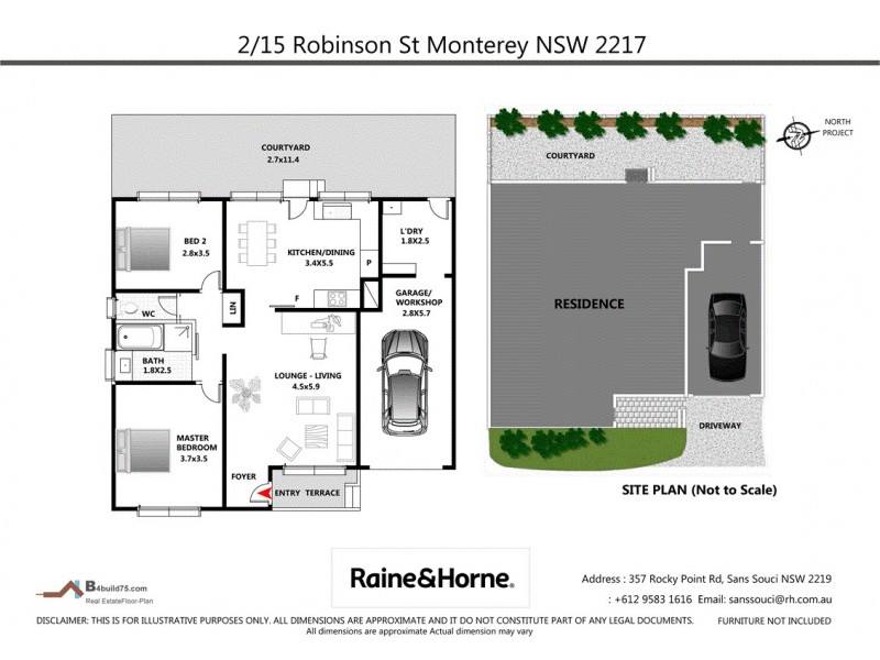 2/15 Robinson Street, Monterey NSW 2217 Floorplan