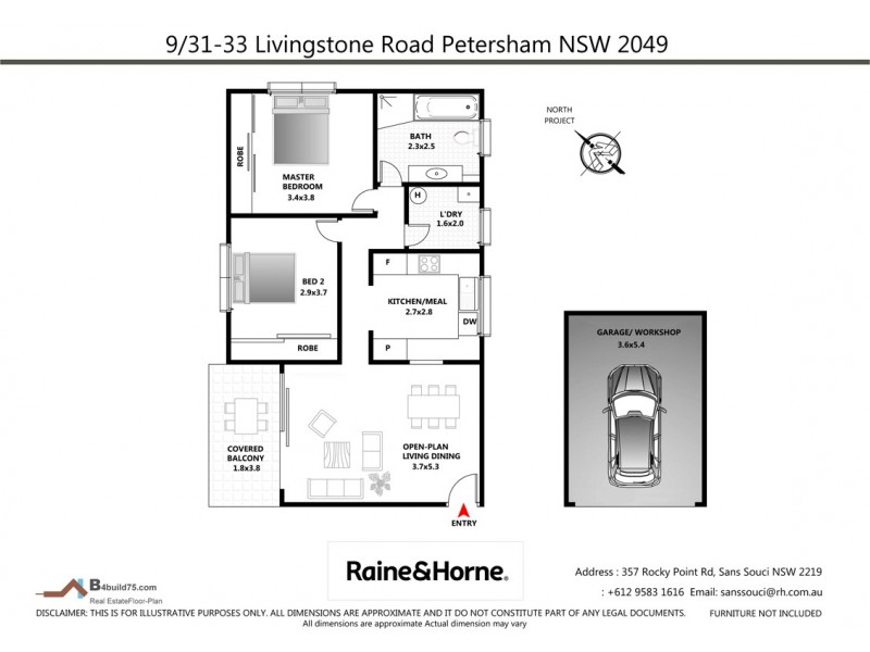 9/31-33 Livingstone Road, Petersham NSW 2049 Floorplan