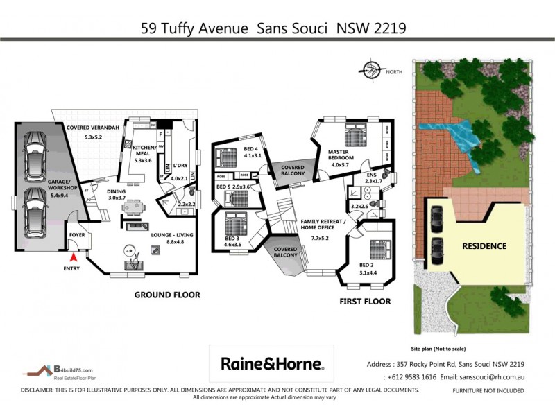 59 Tuffy Avenue, Sans Souci NSW 2219 Floorplan