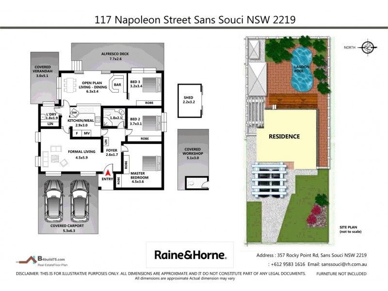 117 Napoleon Street, Sans Souci NSW 2219 Floorplan