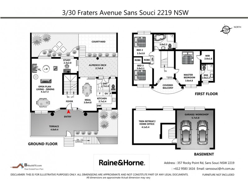 3/30 Fraters Avenue, Sans Souci NSW 2219 Floorplan