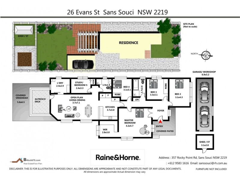 26 Evans Street, Sans Souci NSW 2219 Floorplan