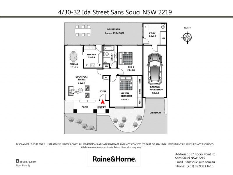 4/30-32 Ida Street, Sans Souci NSW 2219 Floorplan