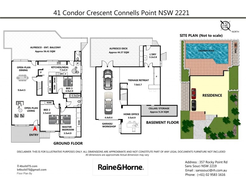 41 Condor Crescent, Connells Point NSW 2221 Floorplan