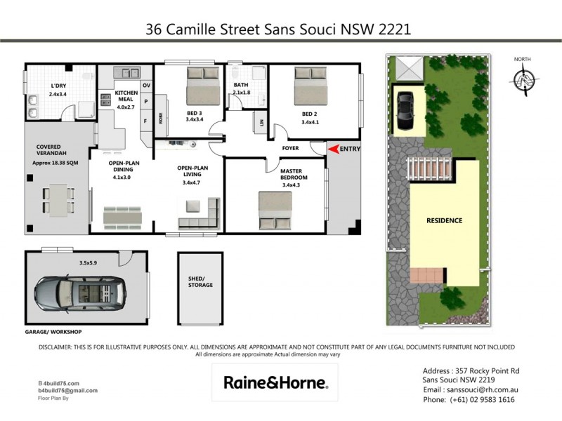 36 Camille Street, Sans Souci NSW 2219 Floorplan