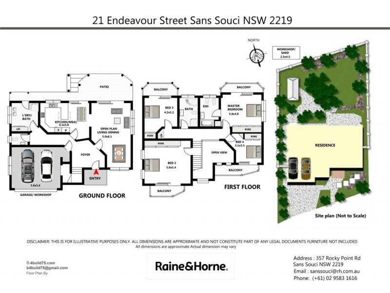 21 Endeavour Street, Sans Souci NSW 2219 Floorplan